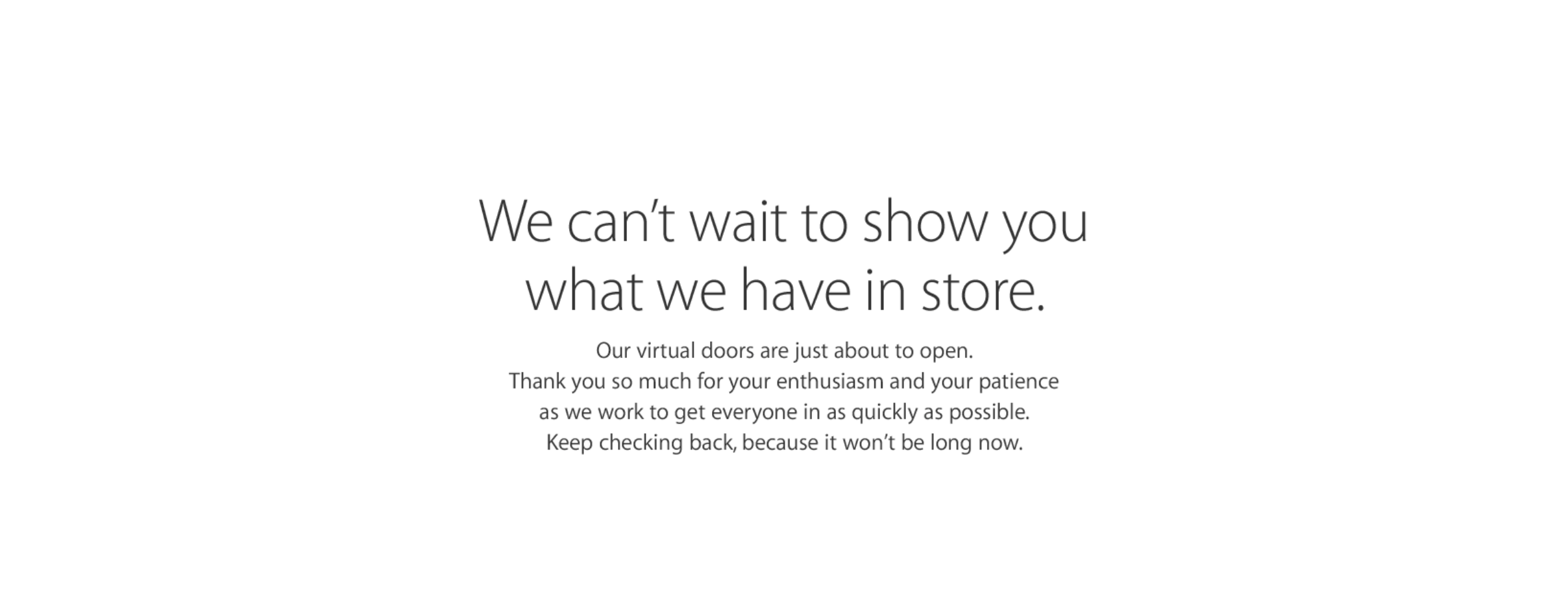 Apple Store lukkede iPhone 6S forudbestilling