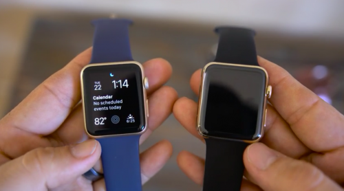 Apple Watch Gold vs Apple Watch Sport Gold 2