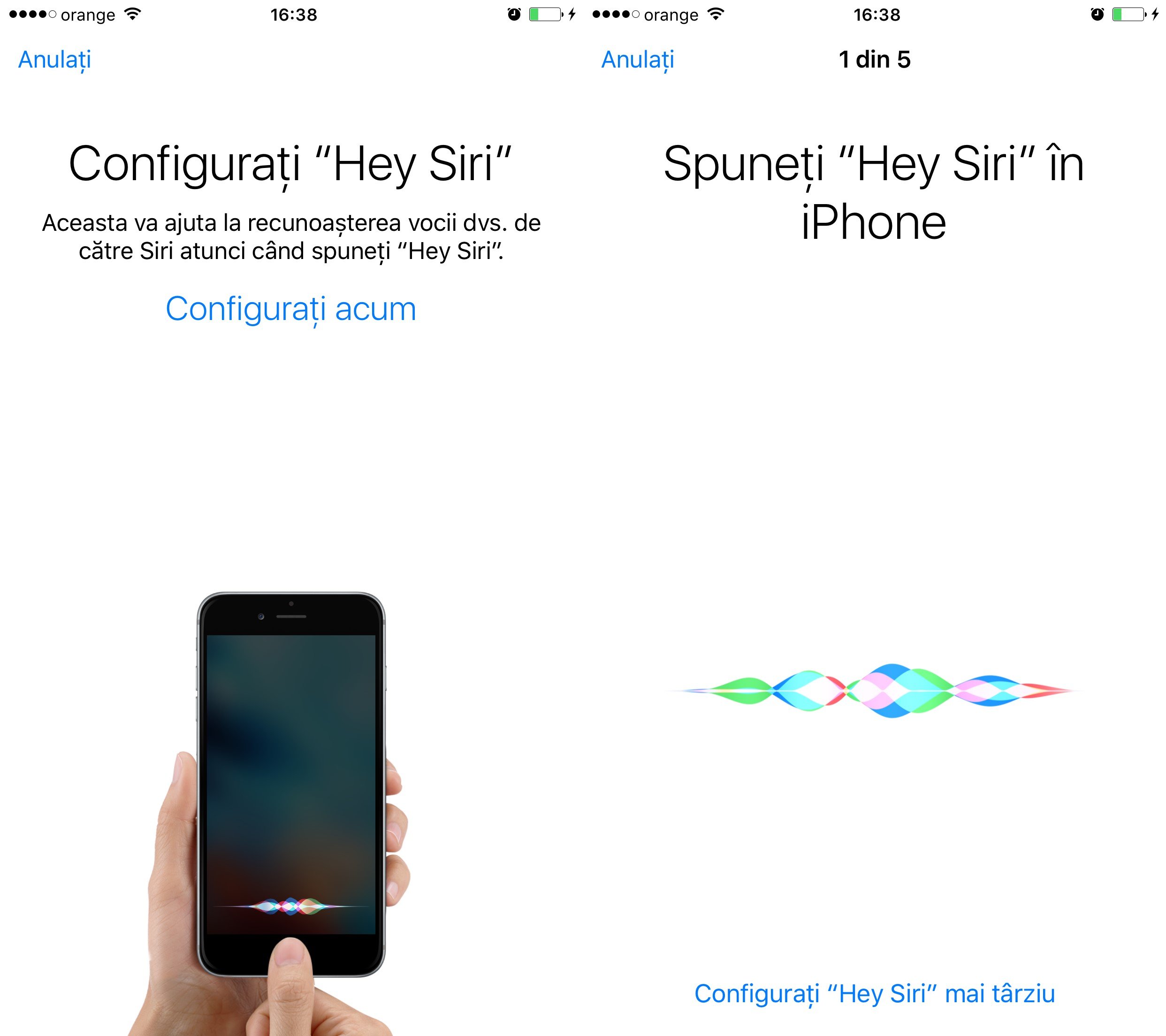 Konfigurer Hey Siri iOS 9