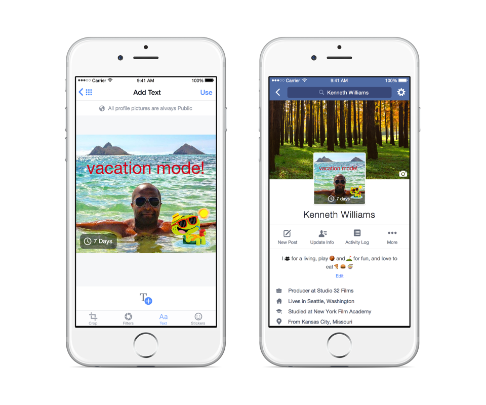 Facebook GIF profil