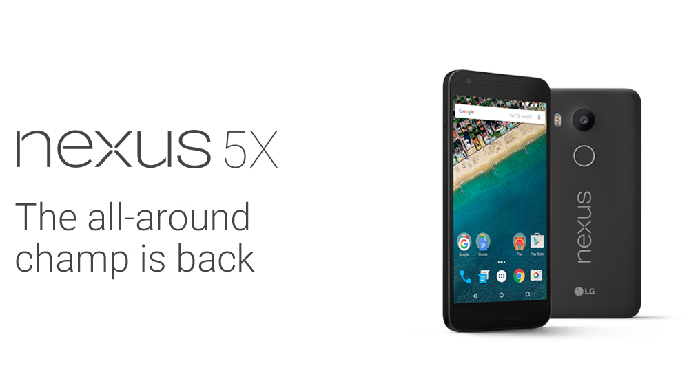 Présentation LIVE STREAM des Google Nexus 5X, Nexus 6P