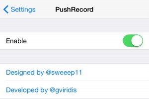 PushRecord