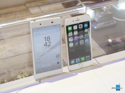 Sony Xperia Z5 vs iPhone 6 6