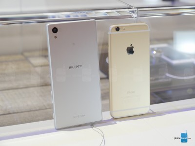 Sony Xperia Z5 vs iPhone 6 7