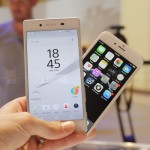 Sony Xperia Z5 contro iPhone 6 impresa