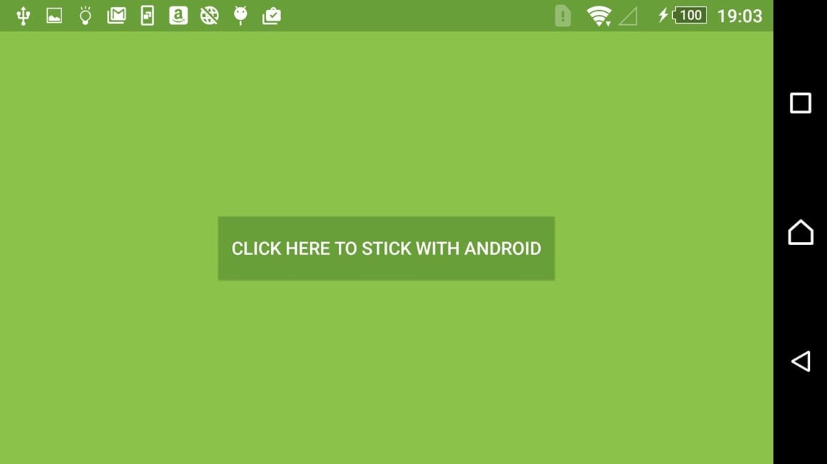 Restez fidèle à Android