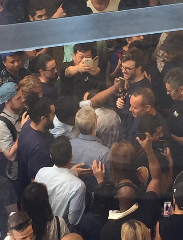 Tim Cook Apple Store de New York 2