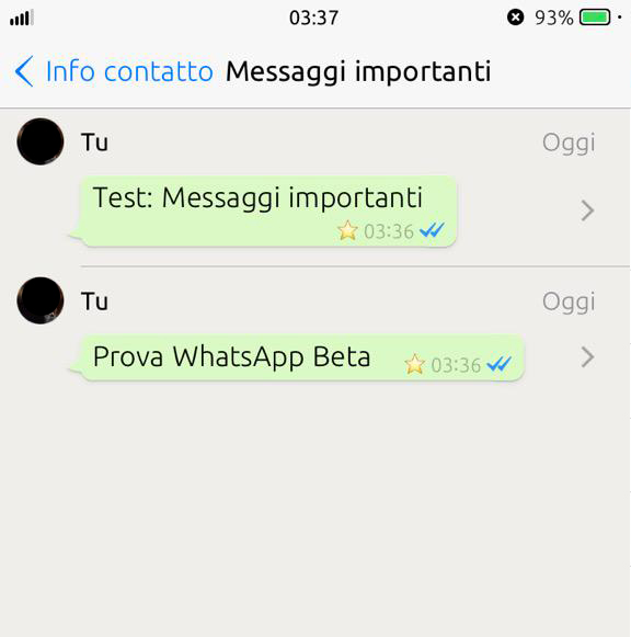 Messaggi importanti di WhatsApp Messenger 1