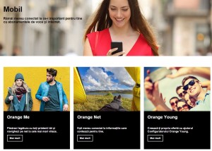 new Orange subscriptions website
