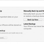 backup iOS 9 iPhone