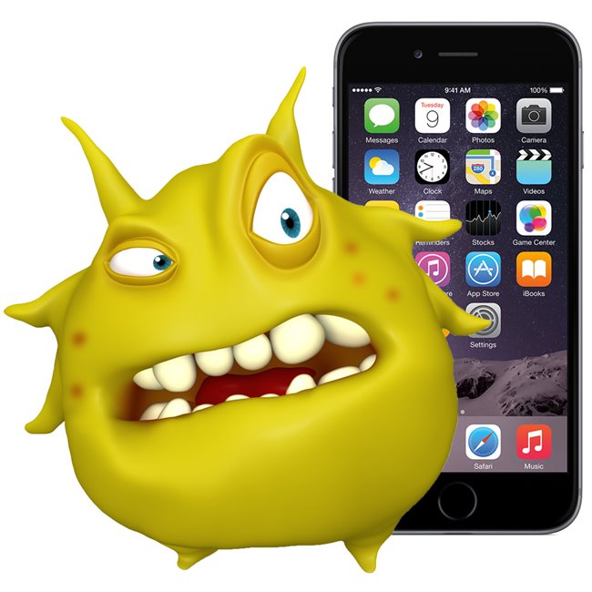 iOS 9 uppdatering säkerhetsbugg