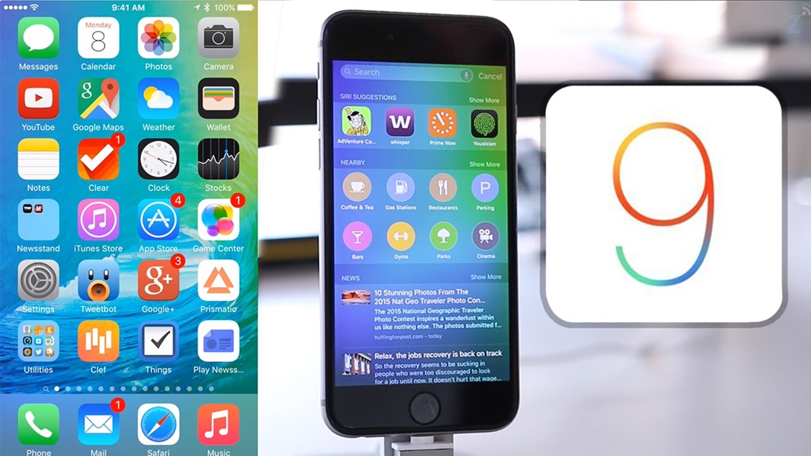 compatibilitate iOS 9 iphone si ipad