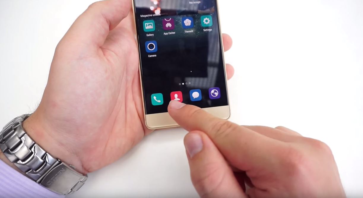 demonstratie Huawei Mate S Force Touch