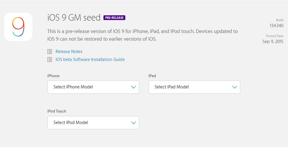 Impresiones de iOS 9 GM