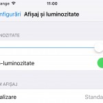 iOS 9 scadere luminozitate ecran