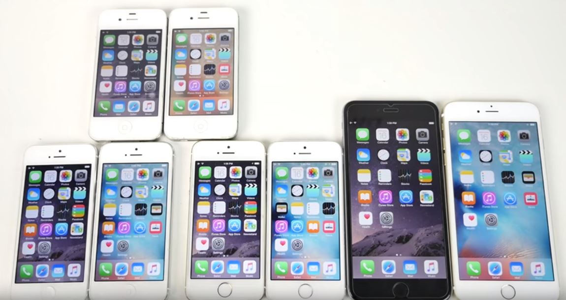 iOS 9 vs iOS 8 iPhone-uri