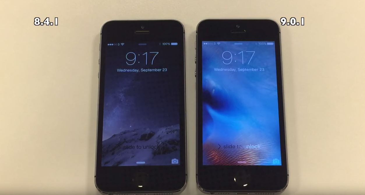 iOS 9.0.1 vs iOS 8.4.1 - cum merge pe iPhone 4S, iPhone 5 iPhone 5S