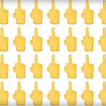 iOS 9.1 deget mijlociu