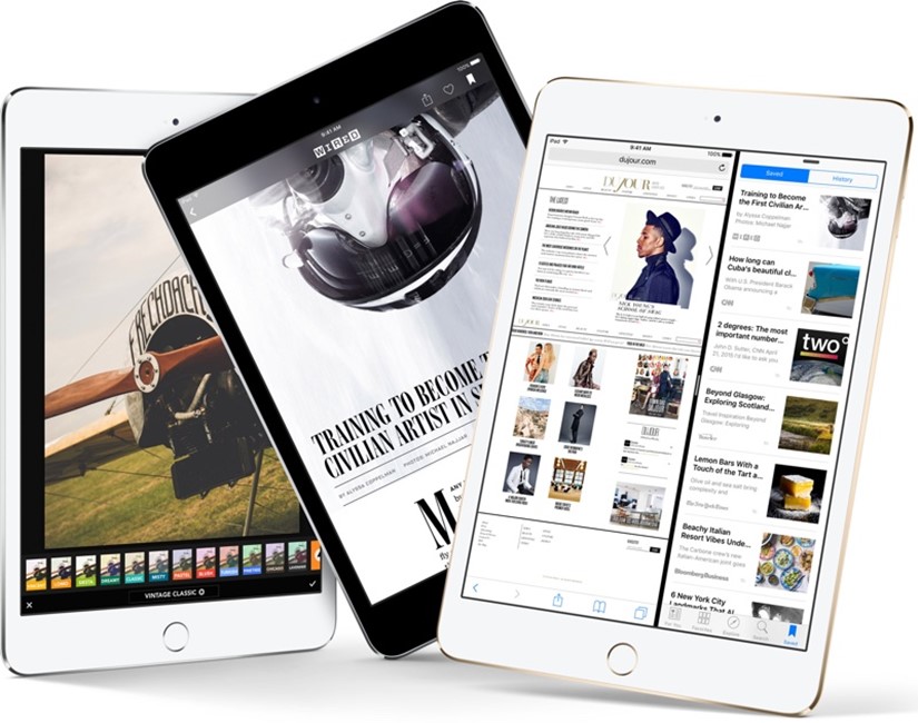 iPad Mini 4 parempi näyttö