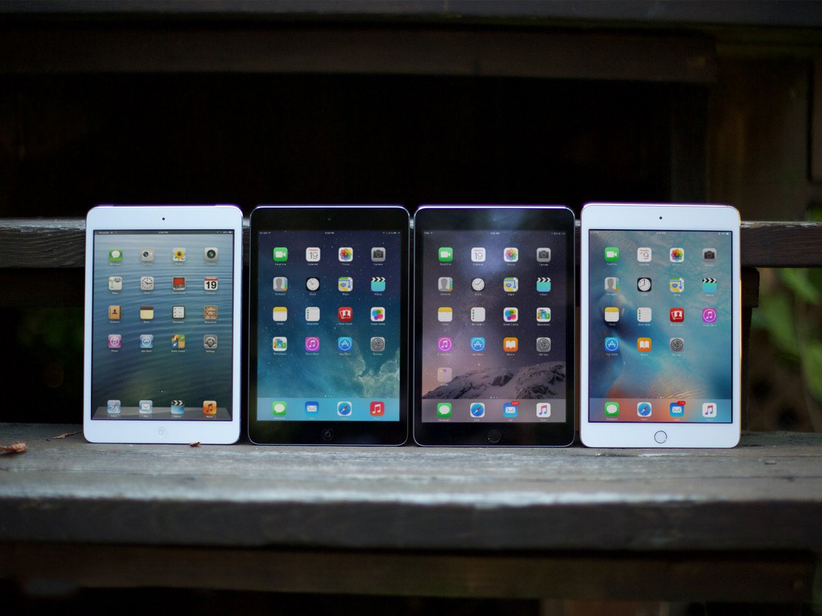iPad Mini 4 vs tablete iPad design