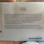 iPhone 6S 16 GB förpackning
