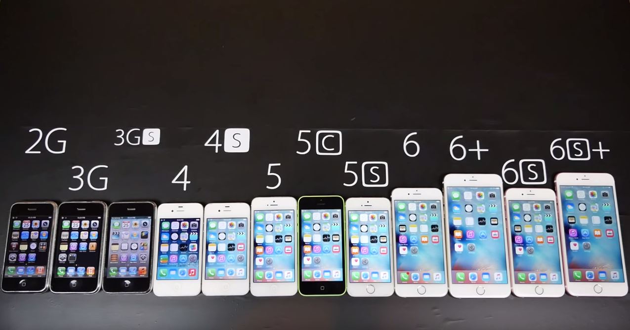 iPhone 6S e iPhone 6S Plus rispetto al resto degli iPhone