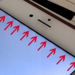 iPhone 6S Plus problemer med baggrundsbelysning blødende skærm