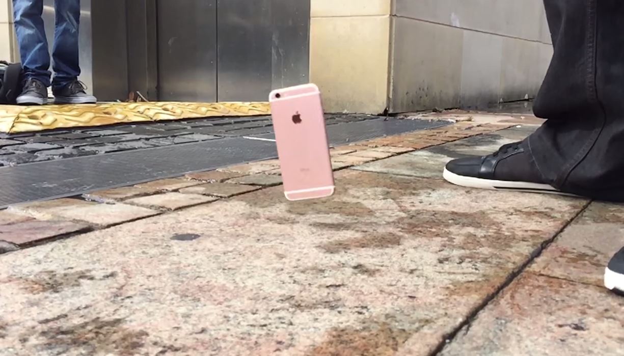 iPhone 6S drop test test rezistenta