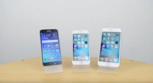 iPhone 6s versus Samsung Galaxy S6 versus iPhone 6s Plus