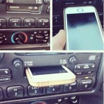 iPhone dock radio masina