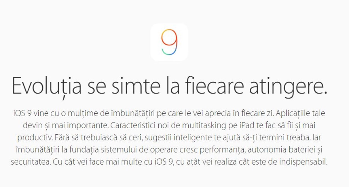 ios 9 éxito