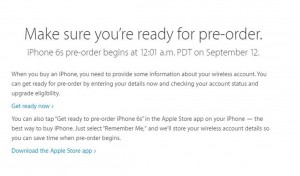 précommander l'iPhone 6S