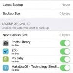 Problemi di backup iCloud iOS 9