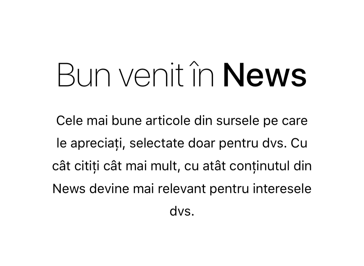 Aplicatie News blocata