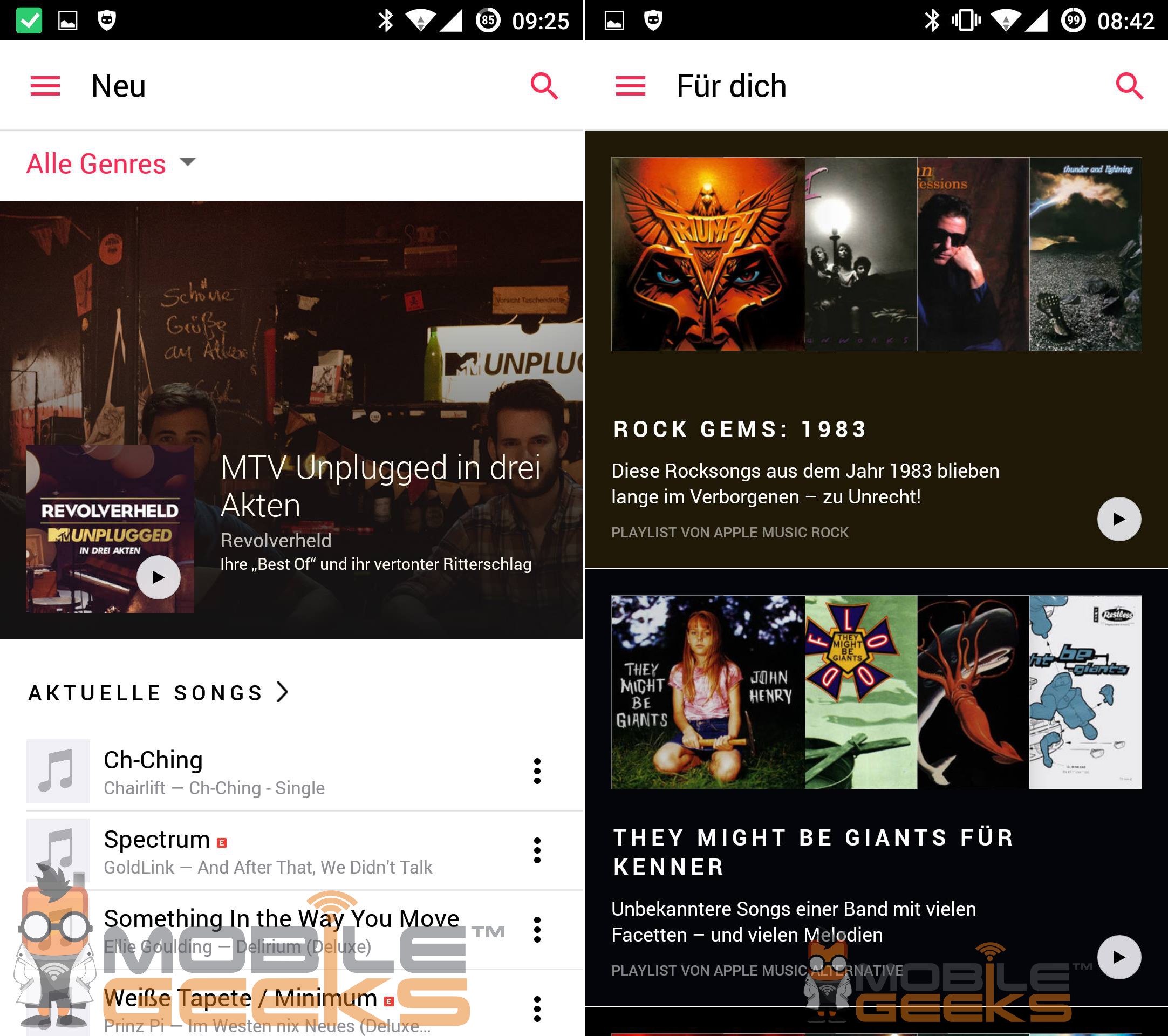 Apple Muziek Android 1