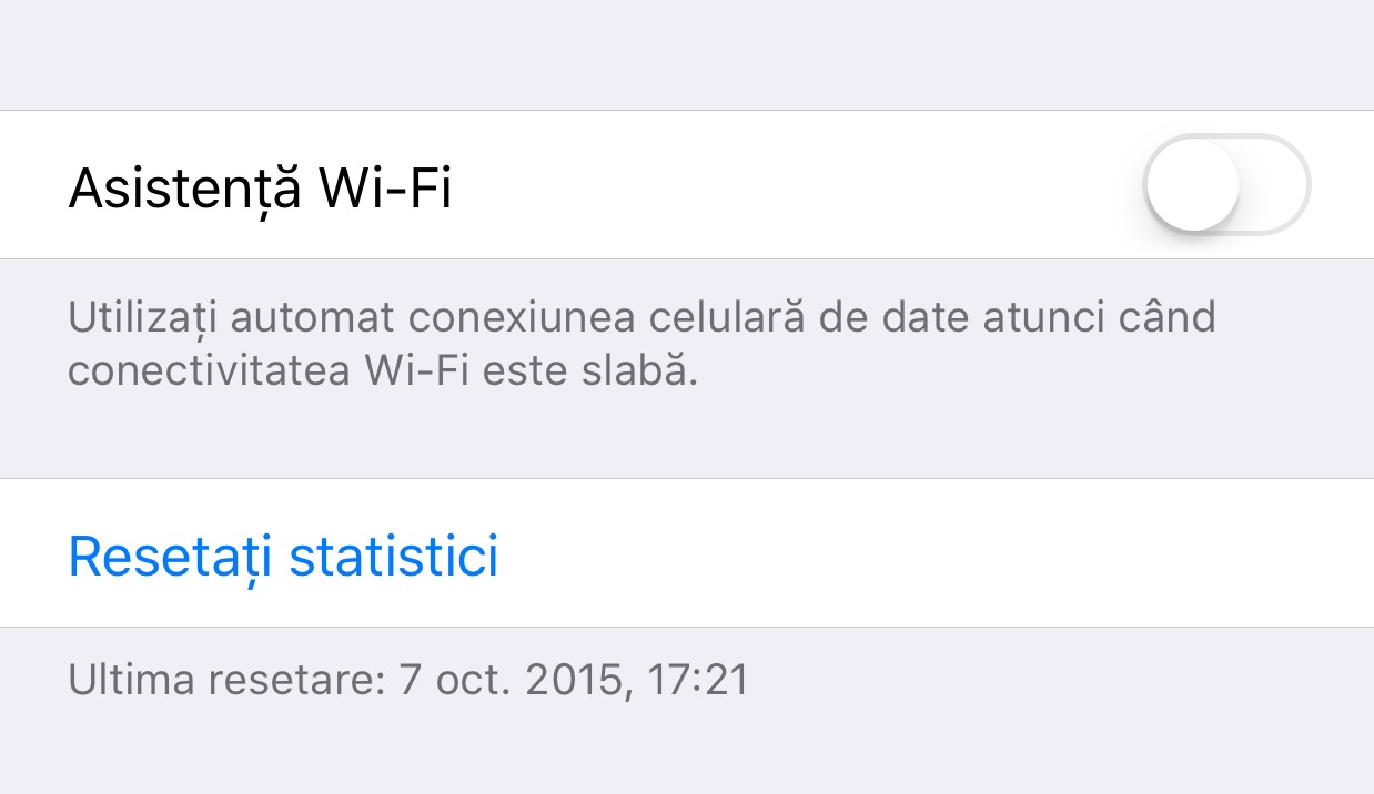 iOS 9 Wi-Fi-understøttelse