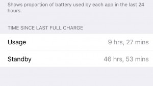 Autonomie de la batterie de l'iPhone 6S Plus