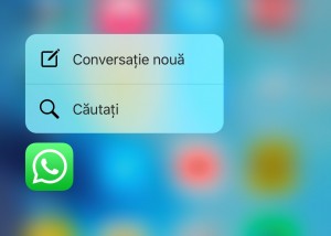 What does 3D Touch do on WhatsApp Messenger