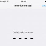Cum setez cod de siguranta 4 cifre iOS 9