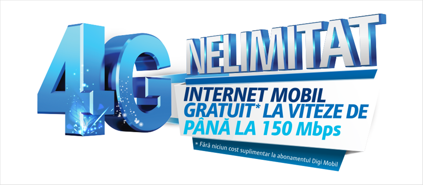 INTERNET NELIMITAT gratuit Digi | iDevice.ro