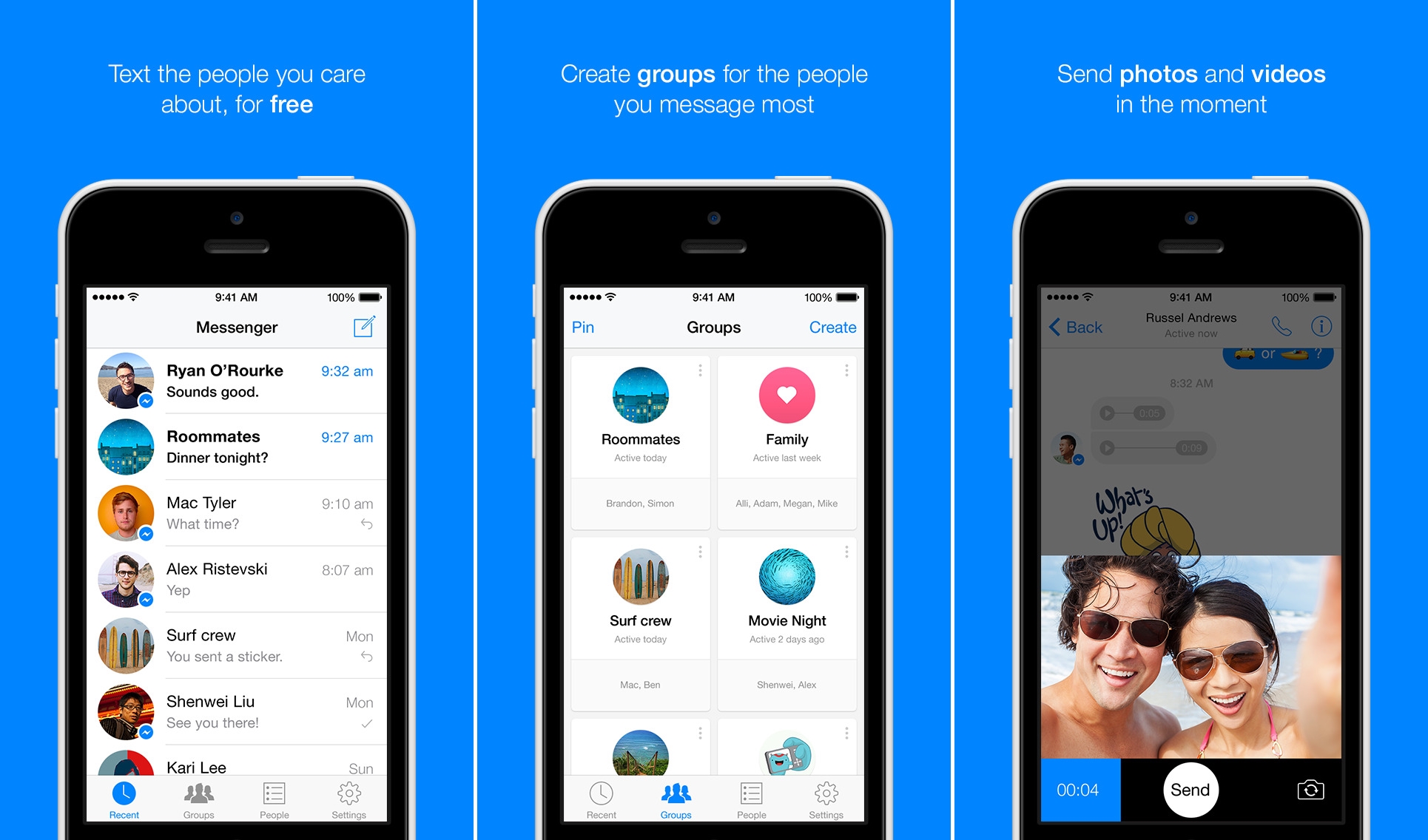 Facebook Messenger actualizare watchOS 2 iOS 9