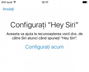 Hey Siri functionare