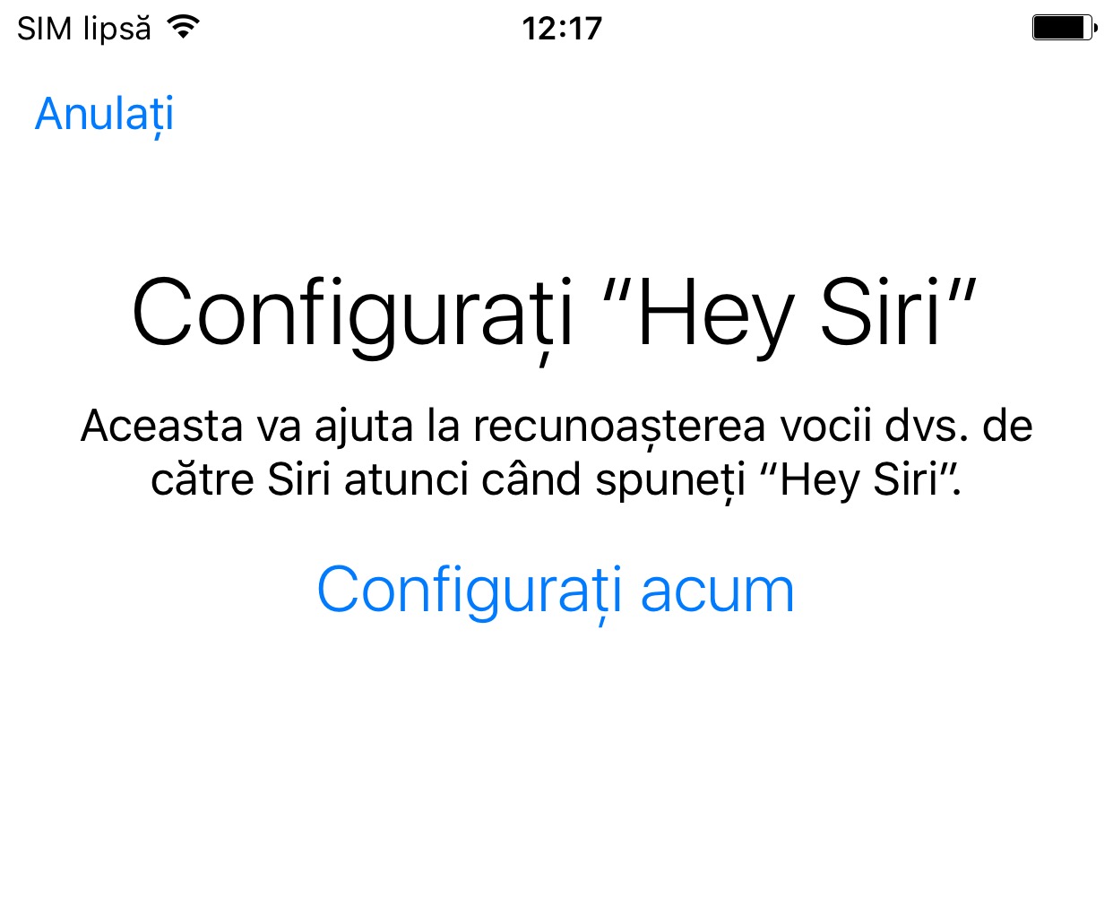 Hey Siri functionare