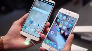 LG V10 versus iPhone 6S Plus