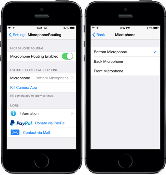 MicrofoonRouting