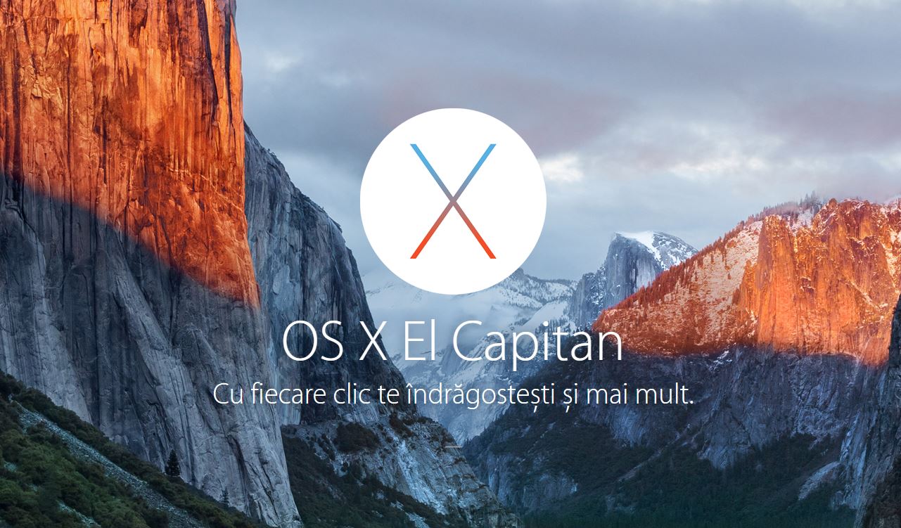 OS X El Capitan 10.11.1