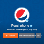 Pepsi smartphone