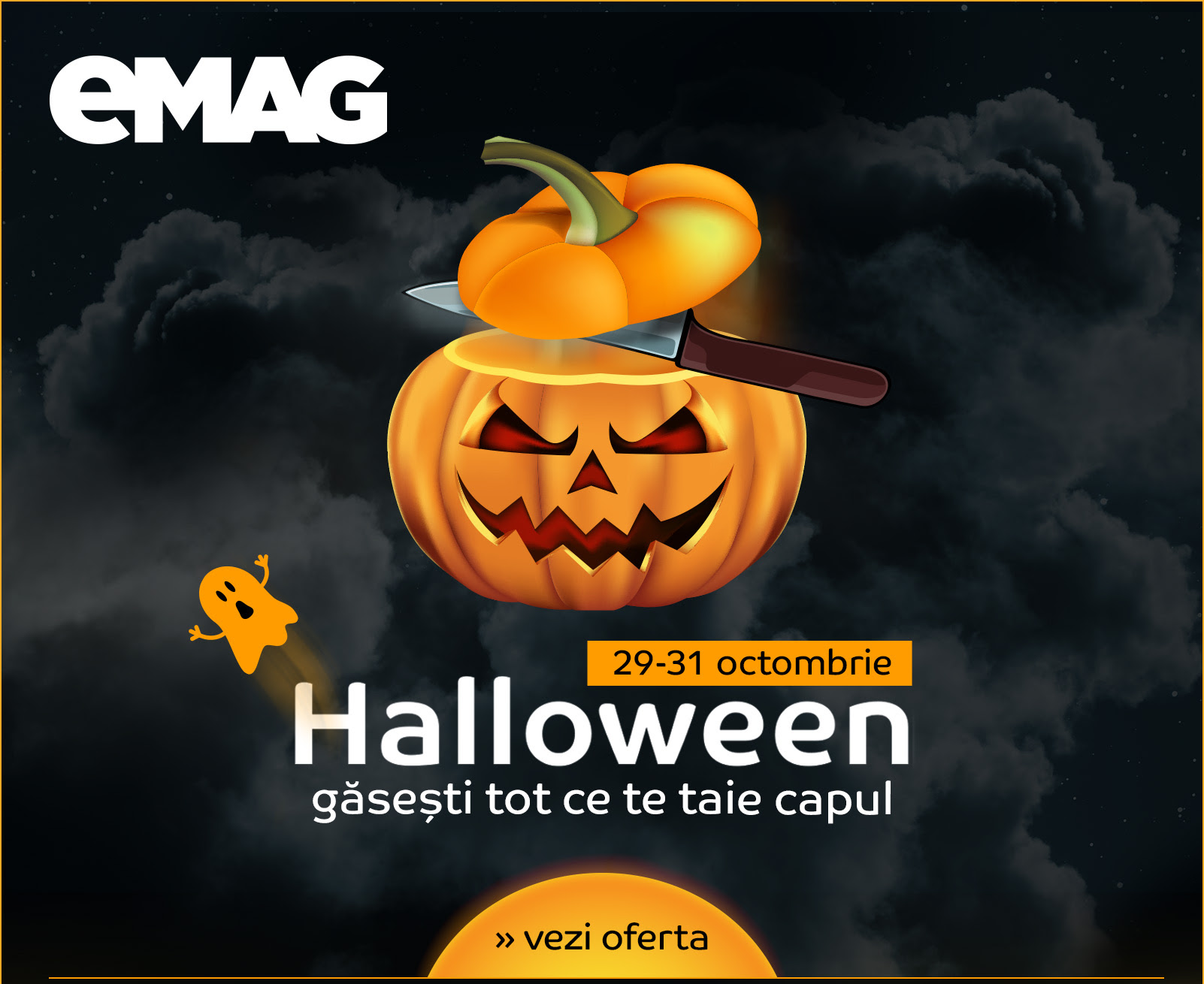 Descuentos de Halloween de eMAG