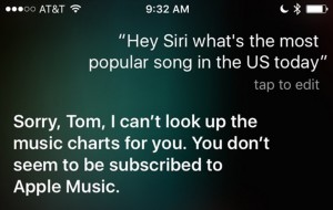 Siri Apple Música