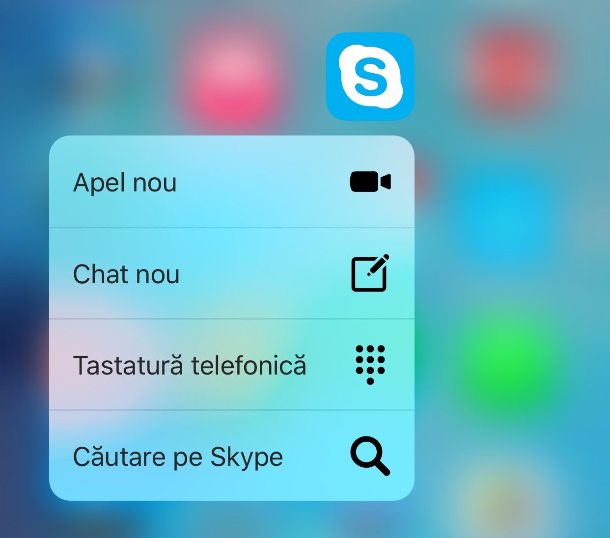 Skype 3D-aanraking